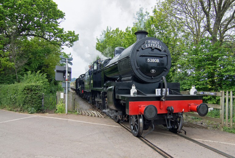 SDJR 7F 2-8-0 nos 53808 and 53809 cross Sea Lane on 28 April 2017.

© Bob Woodland 