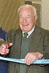 Dennis Taylor opening the renovated Ladies Cloakroom at Minehead. © Alan Grieve