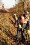 Cutting back at the Boundary Ditch © Malcolm Anderson