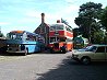 Buses at Dunster. Photo by Alan Grieve