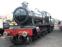 Kinlet Hall ready to leave Tyseley
