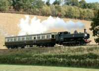 No 6412 with the Auto Trailer at Castle Hill