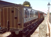 Vintage coaches at Williton